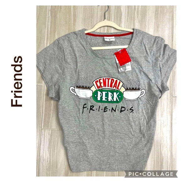 NEW FRIENDS OFFICIALLY LICENSED CENTRAL PERK T-SHIRT COFFEE CUPS - Picture 1 of 3